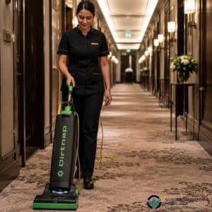 dag van de schoonmaker middelen en materialen