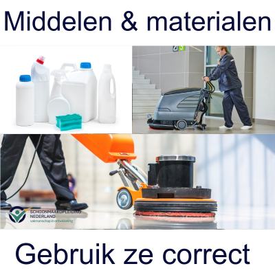 correct gebruik middelen en materialen